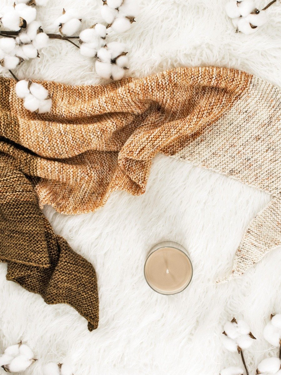 Super Simple Knitted Shawl Pattern - Traditional product image (2)