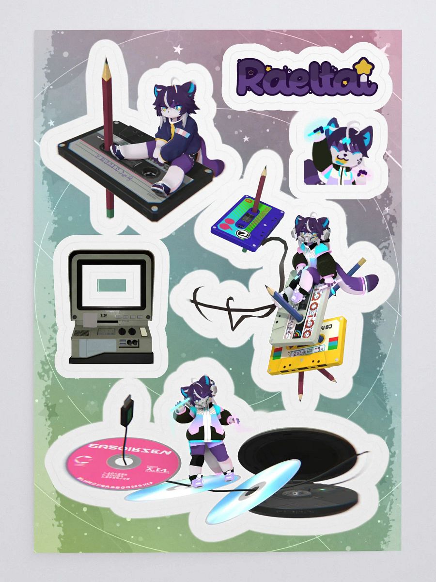 Raeltai Sticker Sheet product image (3)