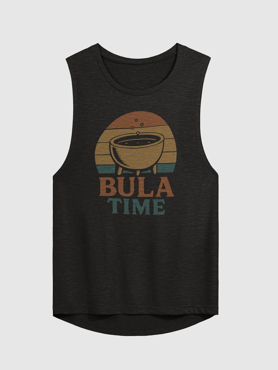 Bula Time – Retro Kava Sunset Muscle Tank product image (1)