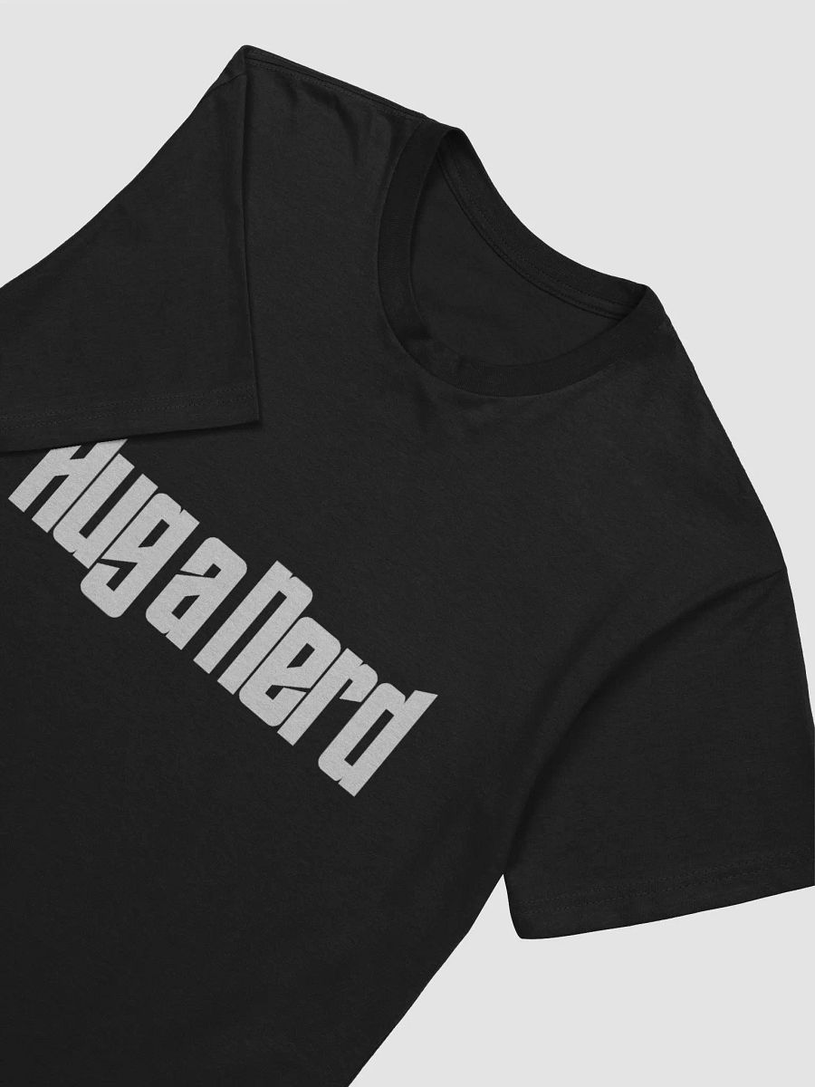 Hug a Nerd T White print product image (3)