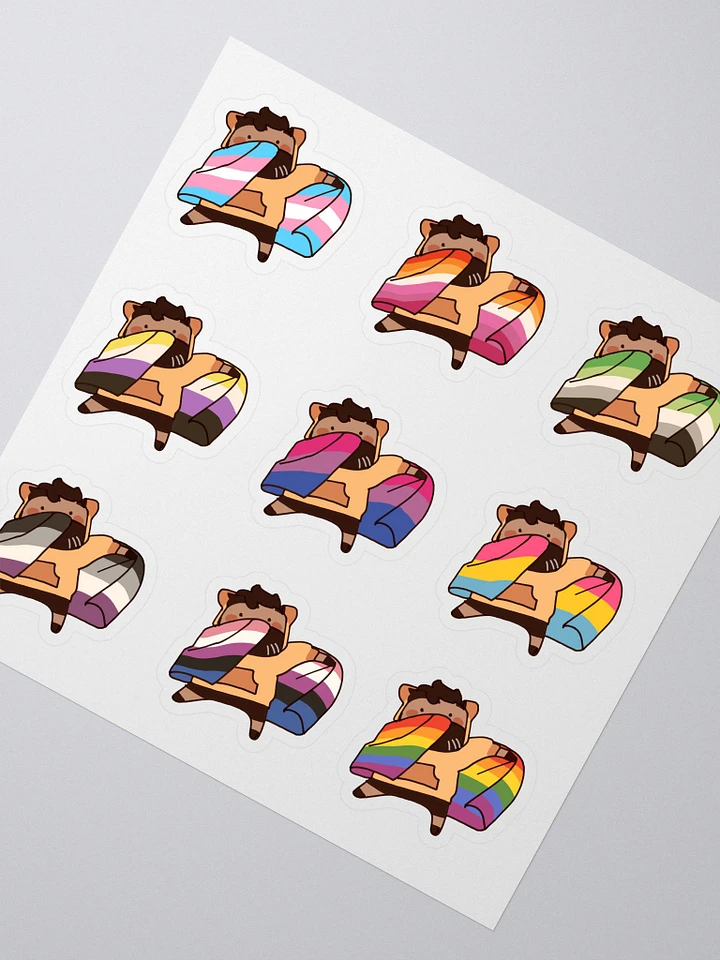 wolfy pride stickers :D product image (2)