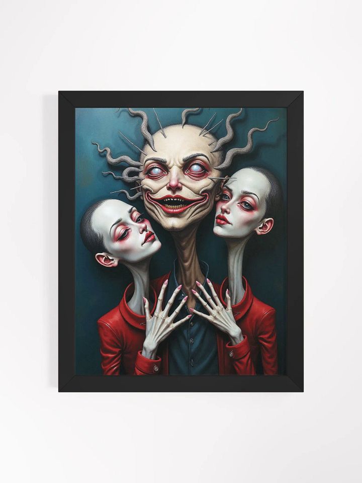 Grinning Face Framed Print product image (3)