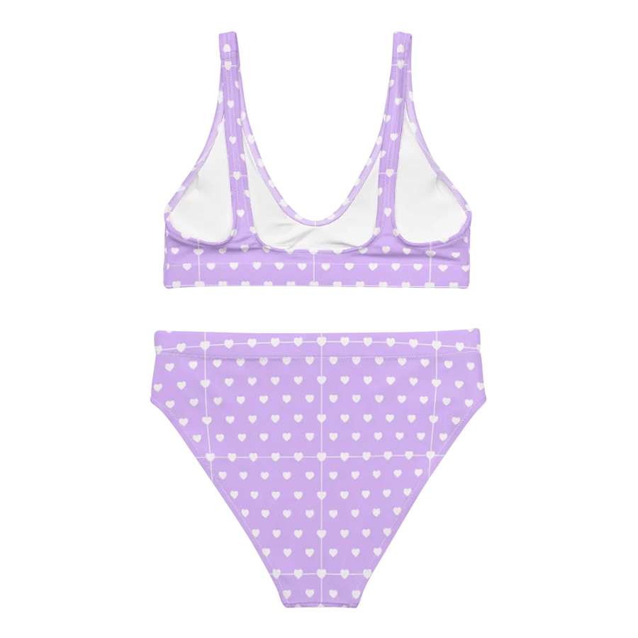 Pastel Heart Seamless Pattern High Waisted Bikini - V3 product image (2)