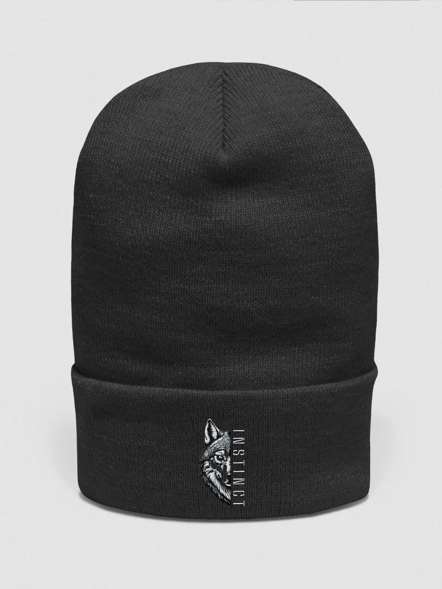 Instinct Wolf Embroidered Beanie product image (5)