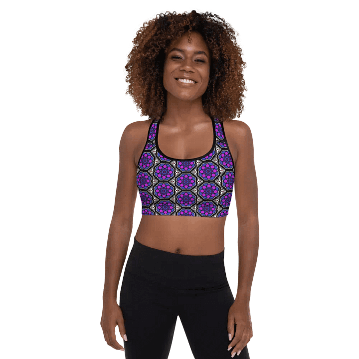 Gender Fluid Abstract (3) - Padded Sports Bra product image (1)
