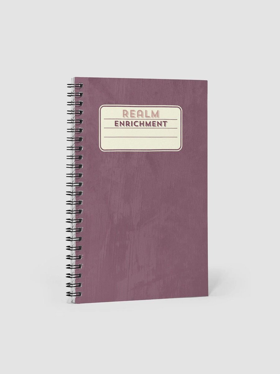 Notebook: Realm Enrichment in Regal Plum product image (1)
