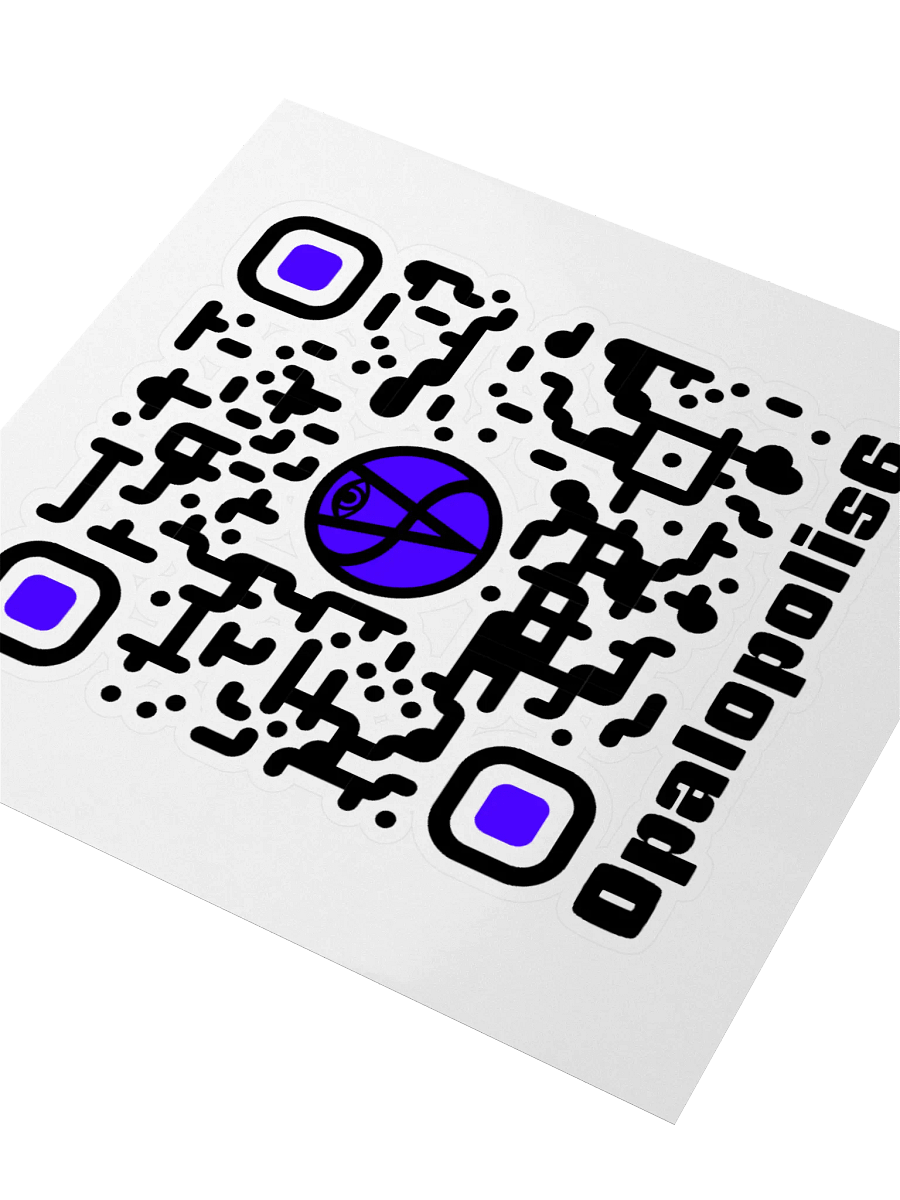 O.P. Logo & QR | Kiss-Cut Sticker product image (8)
