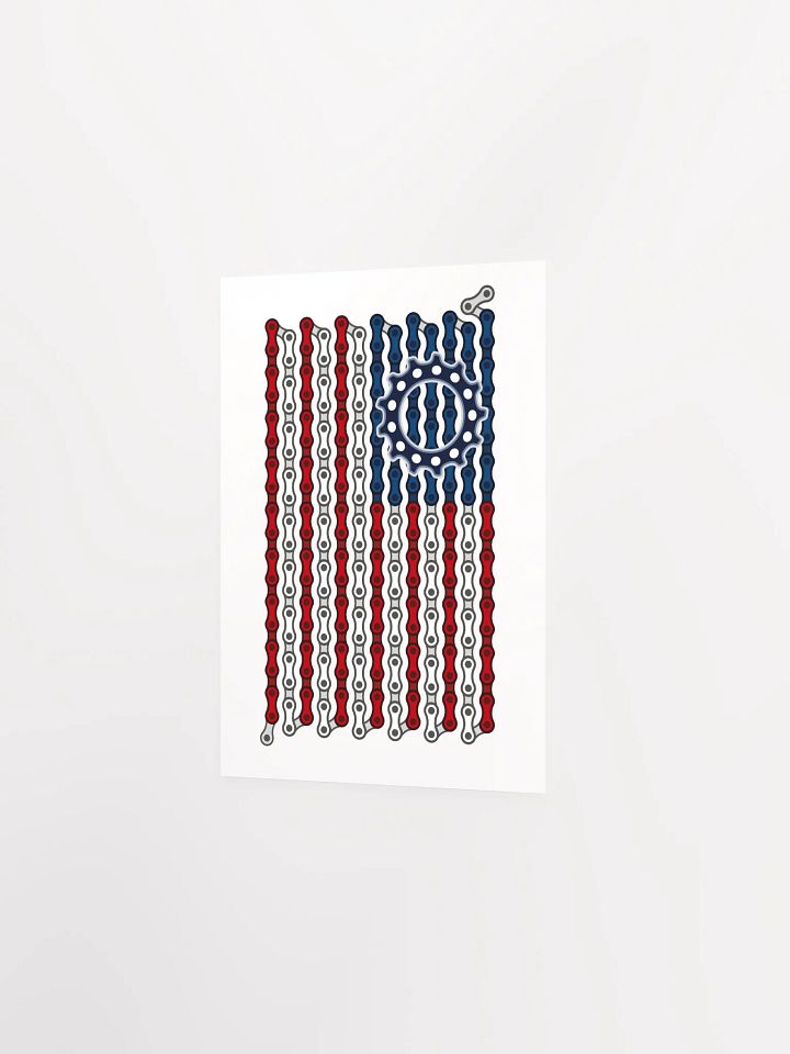 USA Betsy Ross Bike Chain Flag Poster product image (4)