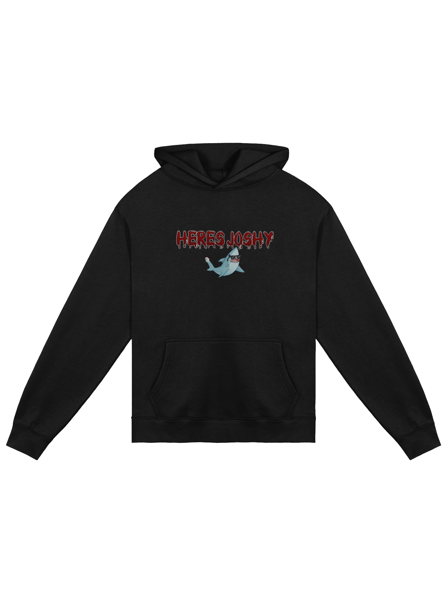 Joshy Shark Black Hoodie product image (1)