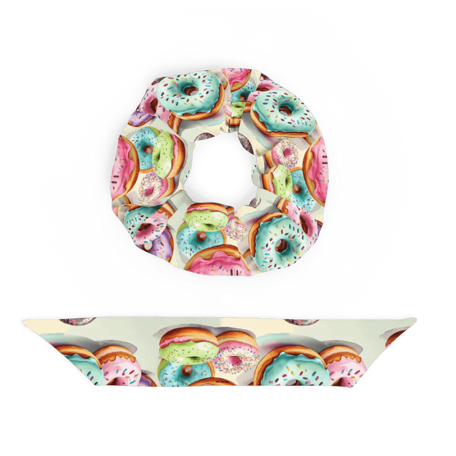 Hair Scrunchie - Pastel Sprinkled Donuts product image (5)
