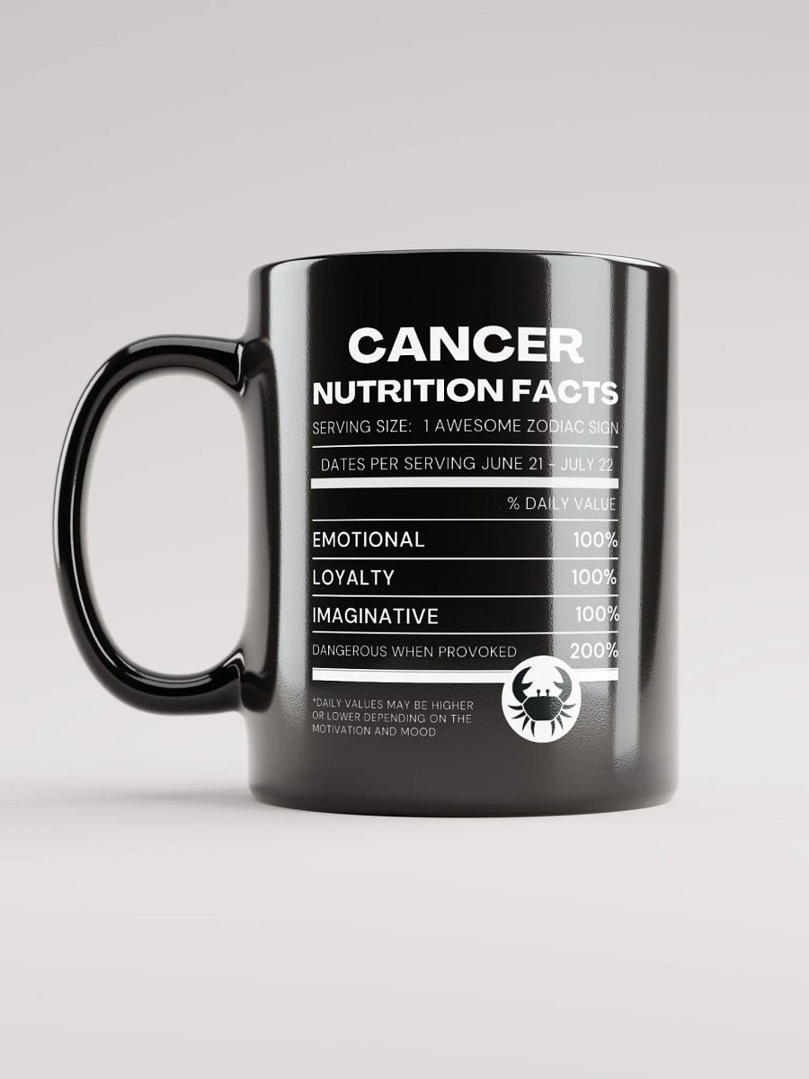 Cancer Nutrition Facts Mug product image (1)