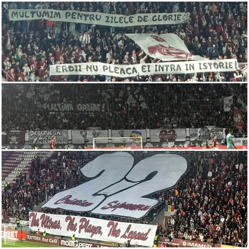 🇷🇴Superliga: RAPID BUCUREȘTI - CFR Cluj (19.05.2025) 
1. „ Mulțumim pentru zilele de glorie /
Eroii nu pleacă, ei intră în is...