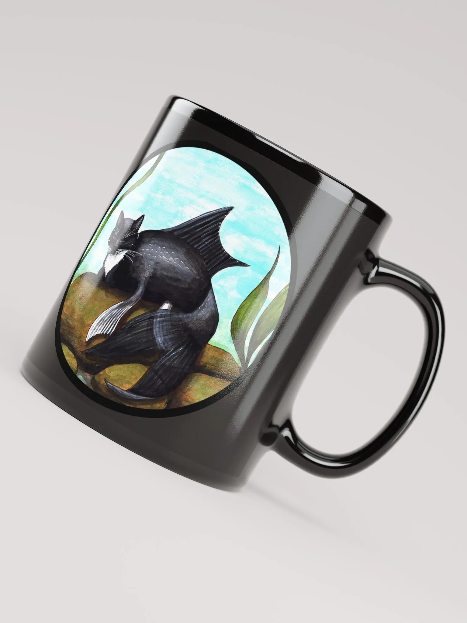 Mermeow Tuxedo Mug product image (7)
