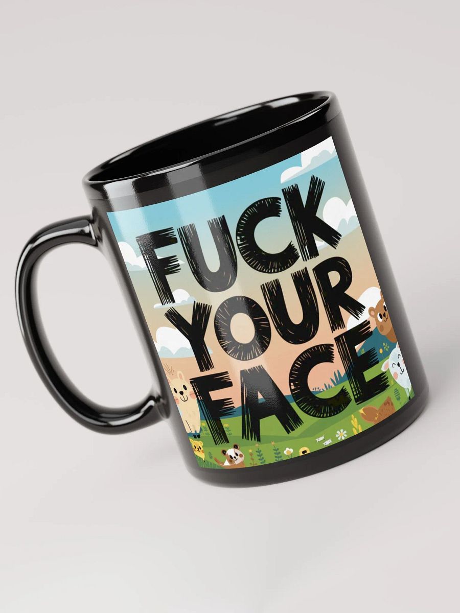 Ur FACE Black Glossy Mug R product image (5)