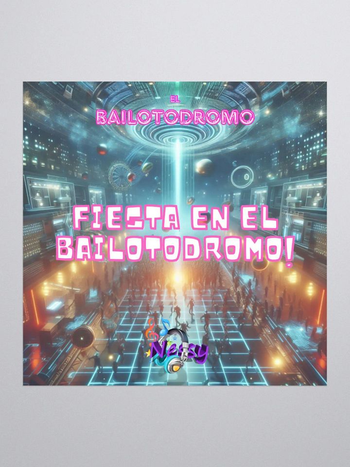 Sticker sencillo Fiesta en el Bailotodromo product image (2)