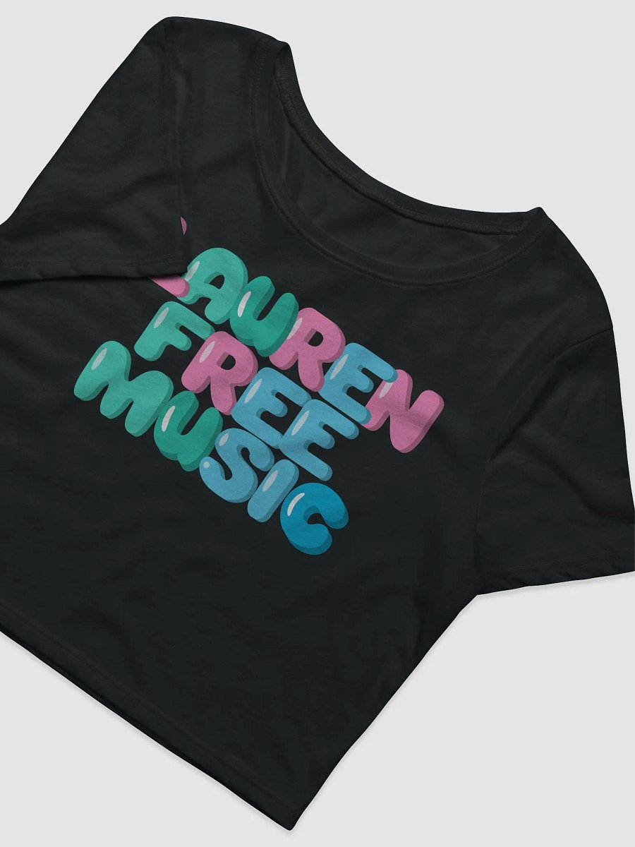 Lauren Free Music Bubble Letter Crop Tee product image (5)