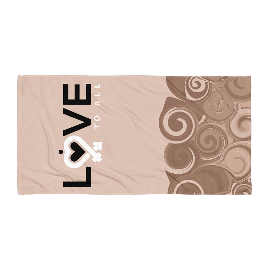 L2A Brown Swirl Towel product image (2)