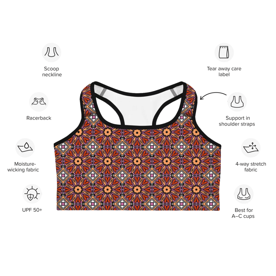 Lesbian Abstract (2) - Sports Bra product image (7)
