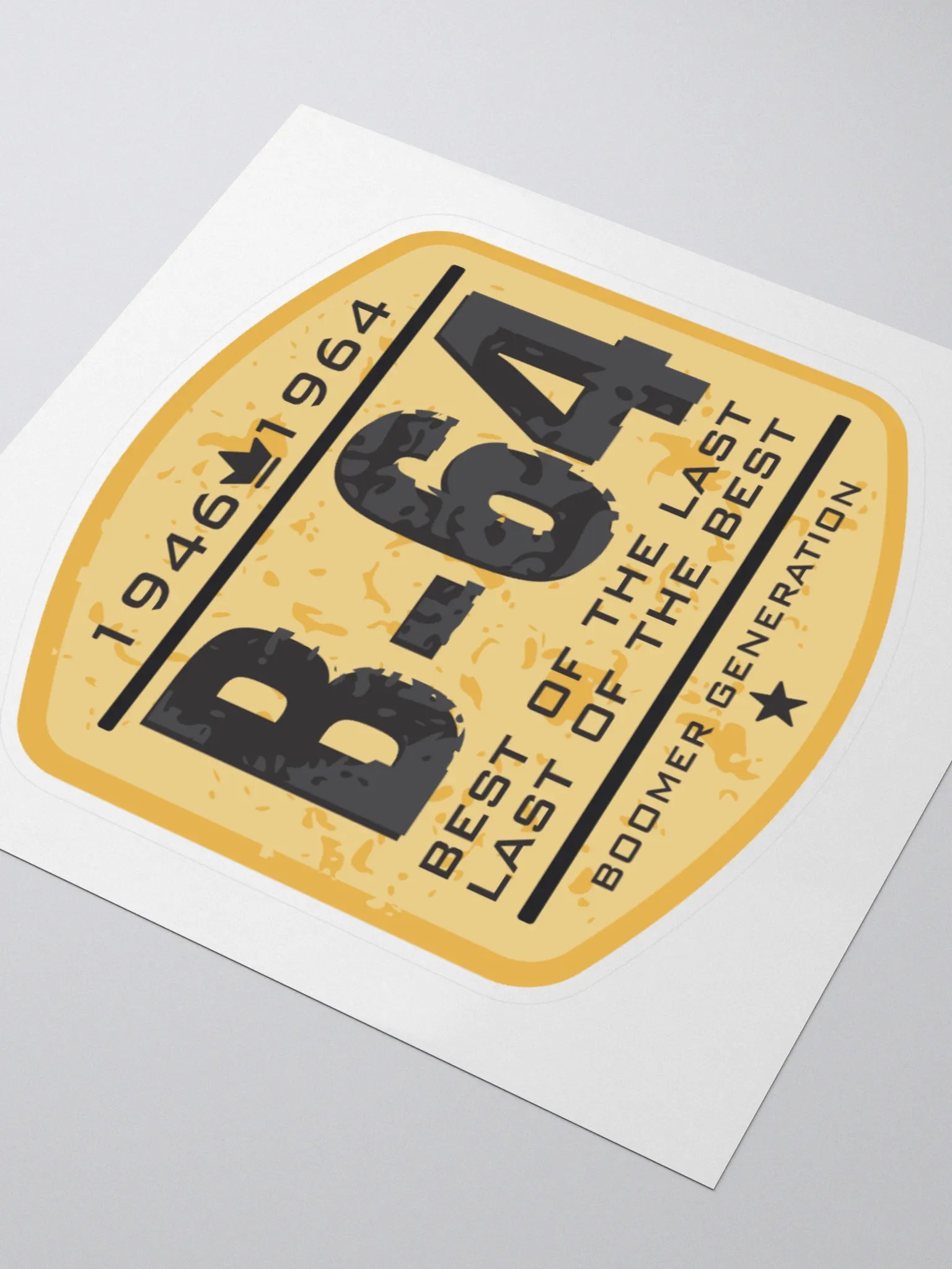 Boomer Generation Emblem Kiss Cut Stickers product image (3)