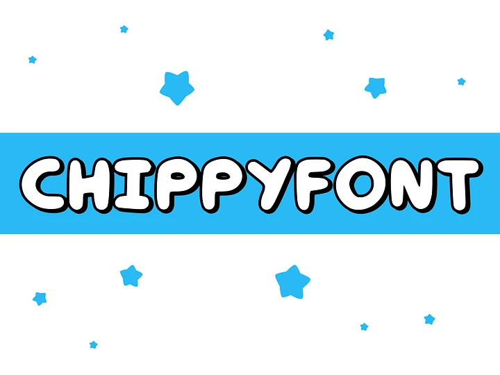Chippyfont (the Chipflake font) [Version 2] product image (1)