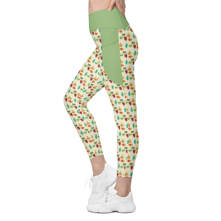 Korok Leggings w/Pockets - Olive product image (6)