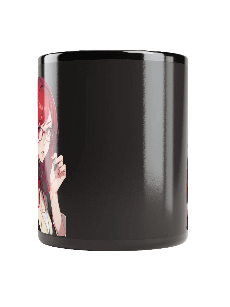 (RED WAIFU) K Black Mug product image (5)