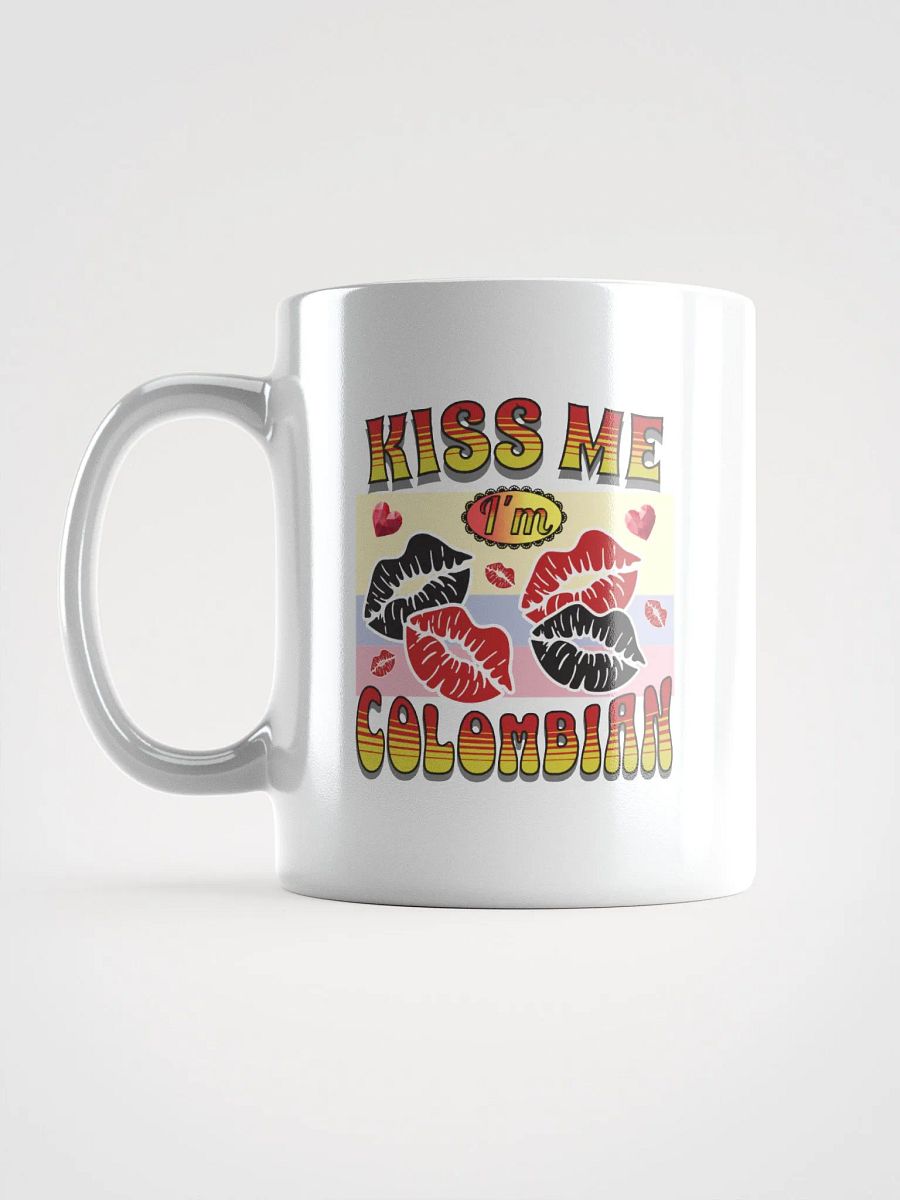 Kiss Me I'm Colombian Pride Mug product image (1)