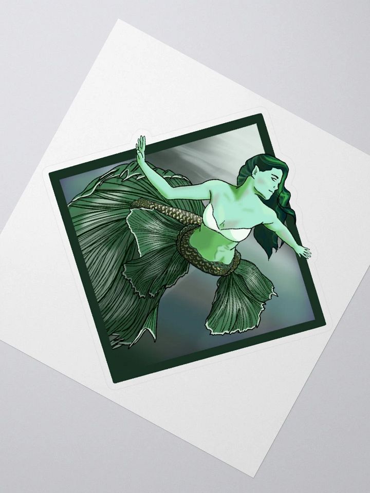Betta Mermaid Sticker product image (2)