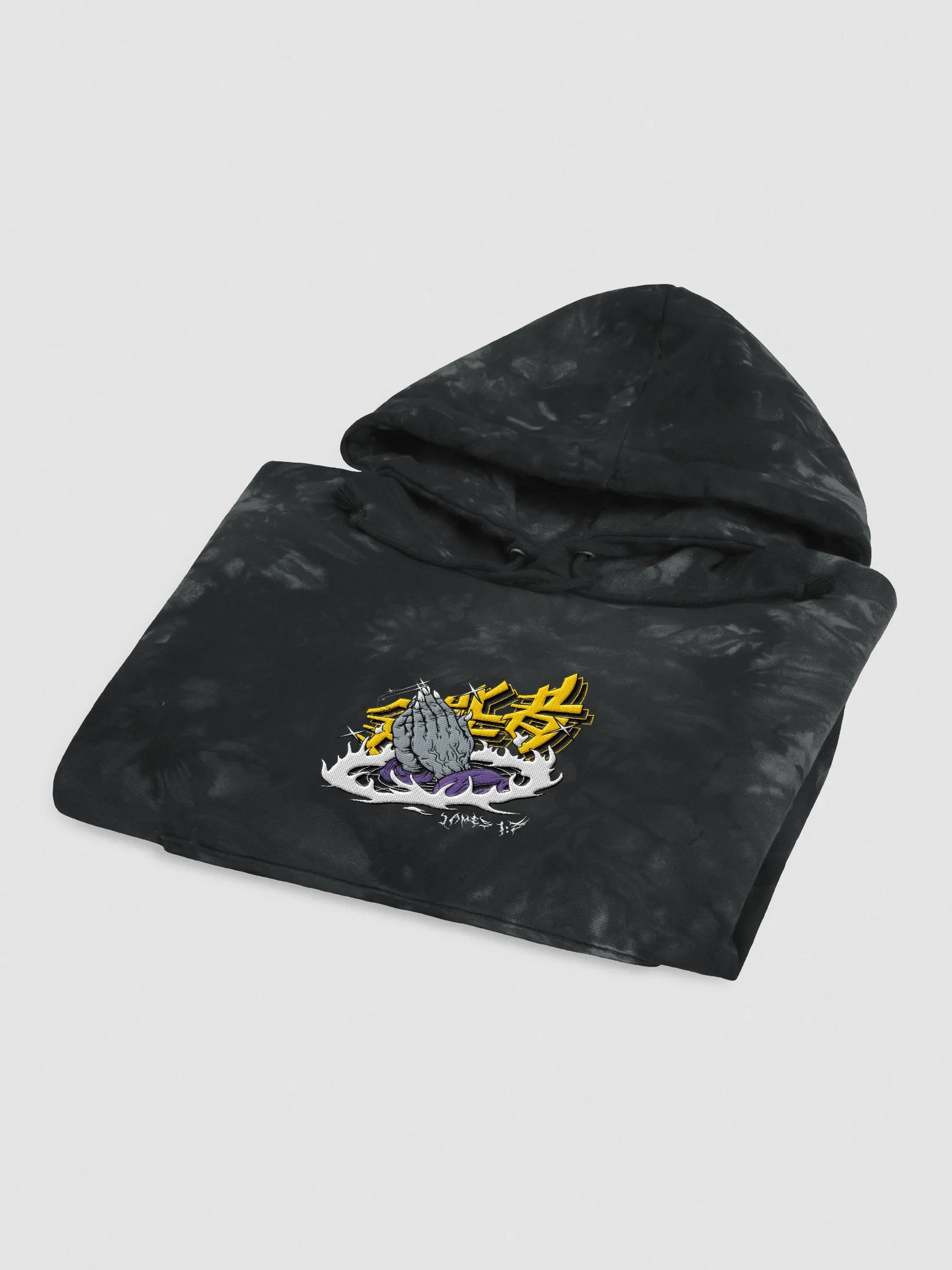 Praying Hands Tie-Dye Hoodie product image (11)