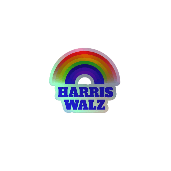 Rainbow Harris Walz Holographic Sticker product image (1)