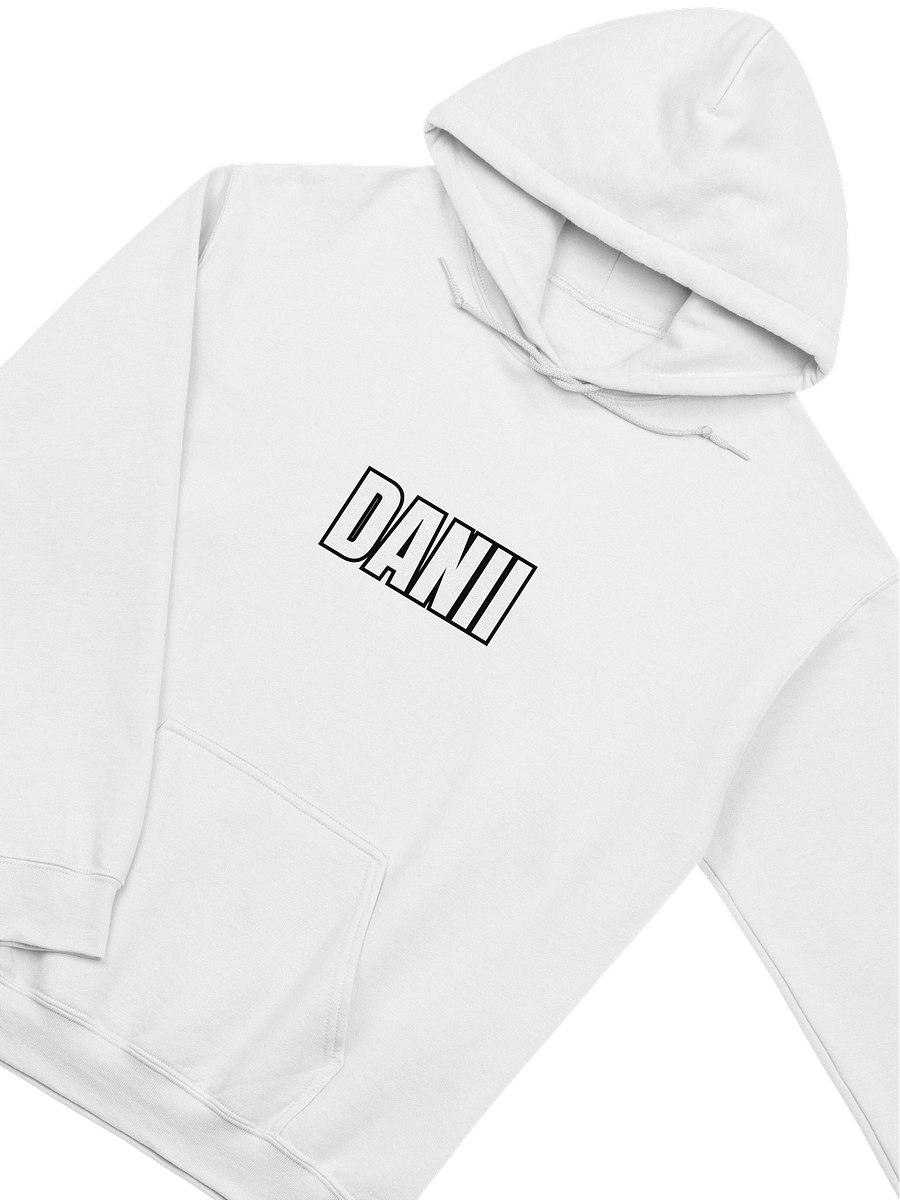 DANII XOXO WHITE HOODIE product image (3)