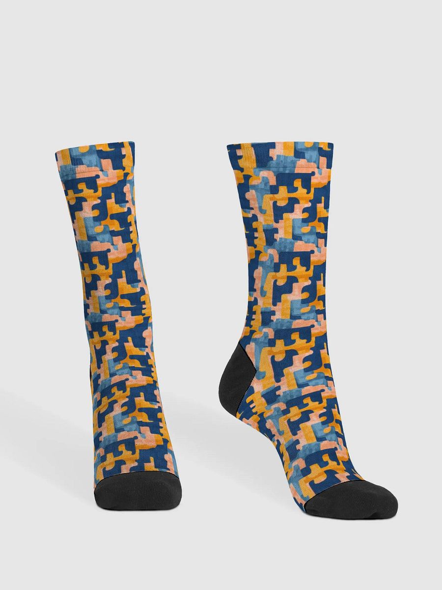Flowing Shapes | Premium Sustainable Crew Socks product image (3)