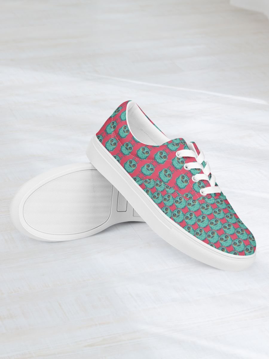 My Little Monster Lace-Up Canvas Shoes product image (10)