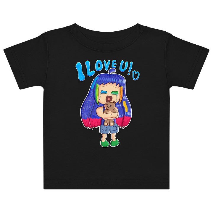 cute cocoloco hugs a cute teddy bear T-Shirt [Kids Ver.] product image (1)