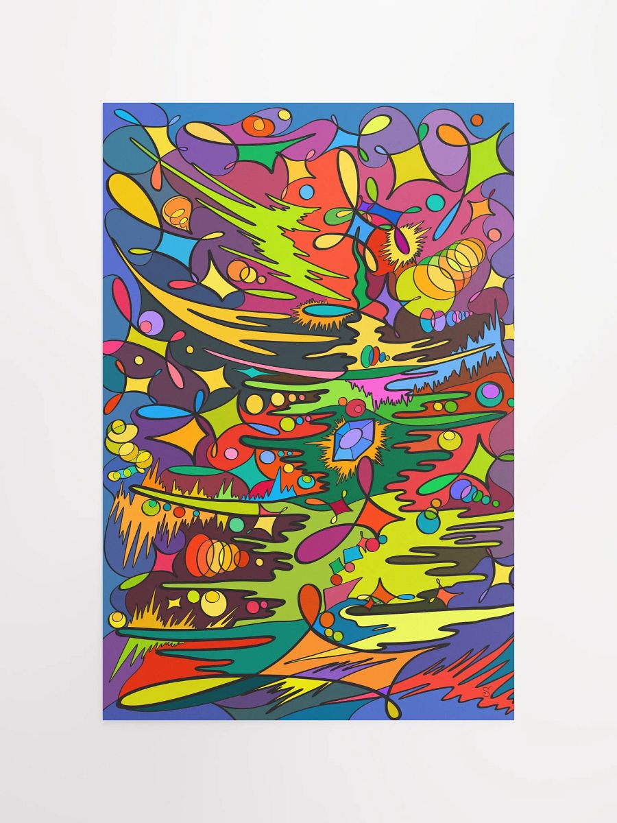 Energized Chaos Matte Poster - New Year Tree product image (4)