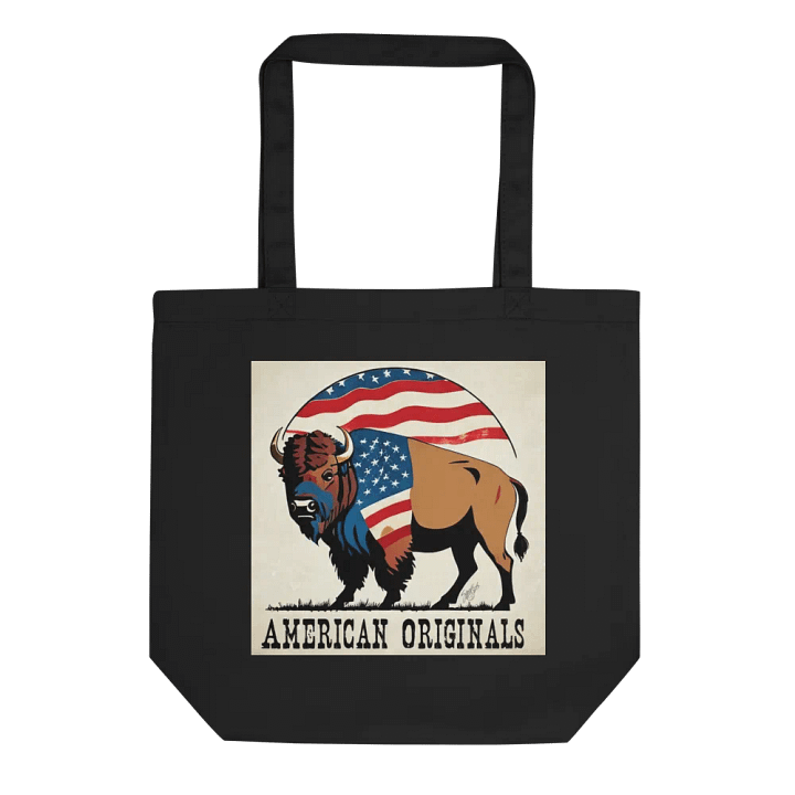 American Original Bison Printed Tote Bag product image (1)