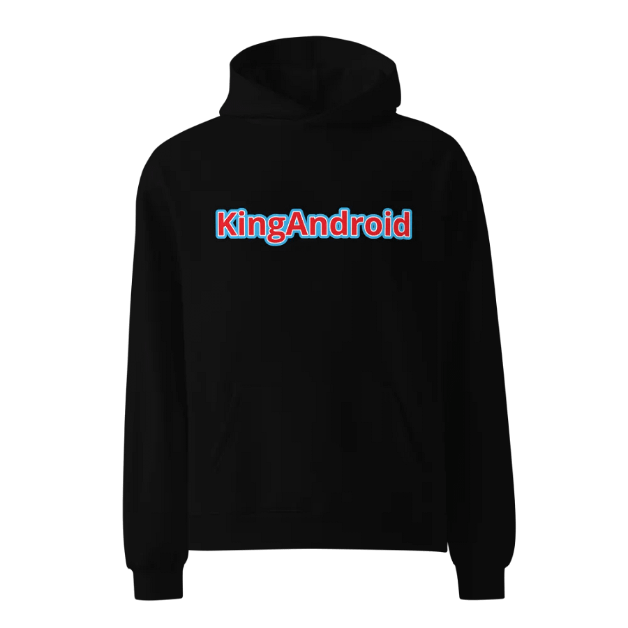 Blue and red KingAndroid hoodie product image (1)