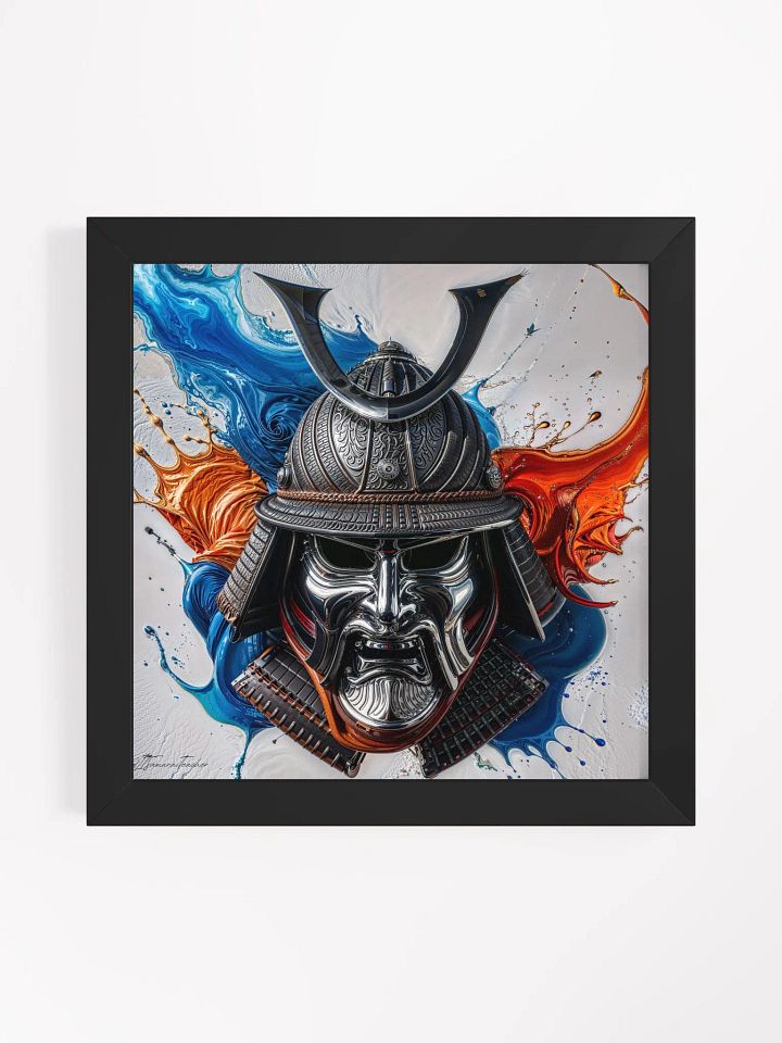 Samurai Splatter: Framed Matte Poster product image (6)