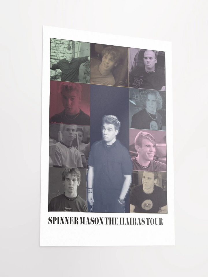 Hairas Tour Poster 12x18 product image (2)