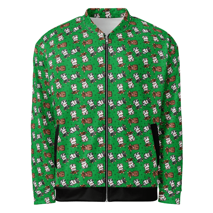 Ditsy Cows Bomber Jacket product image (1)