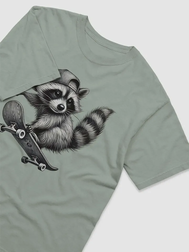 Skater Raccoon Graphic Tee product image (2)