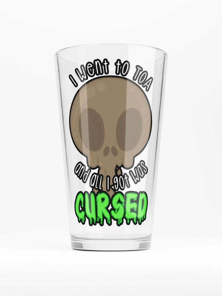All I Got Was Cursed - Warrior - Pint Glass product image (1)
