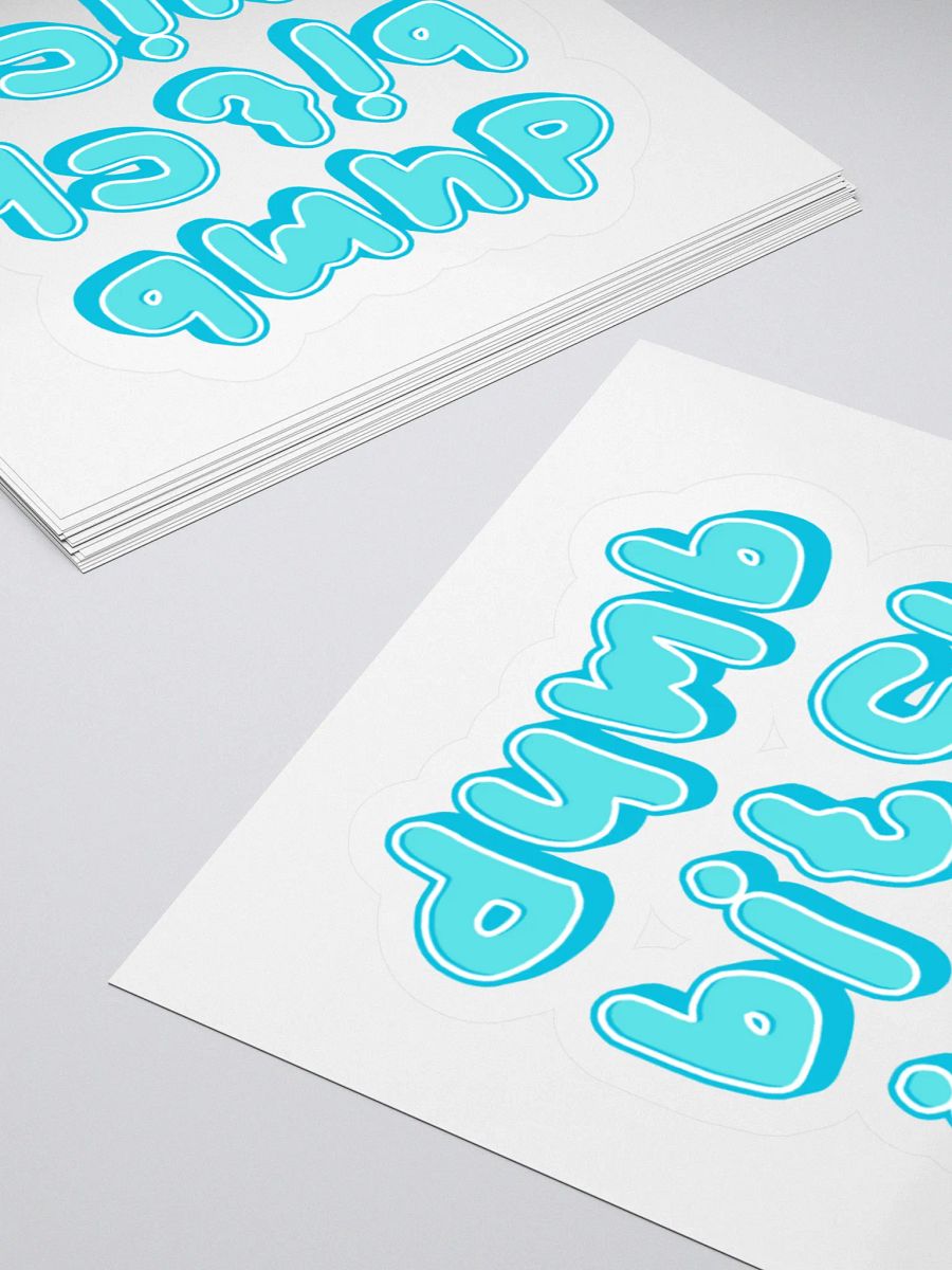 Dumb Bitch Juice Sticker - Turquoise product image (12)