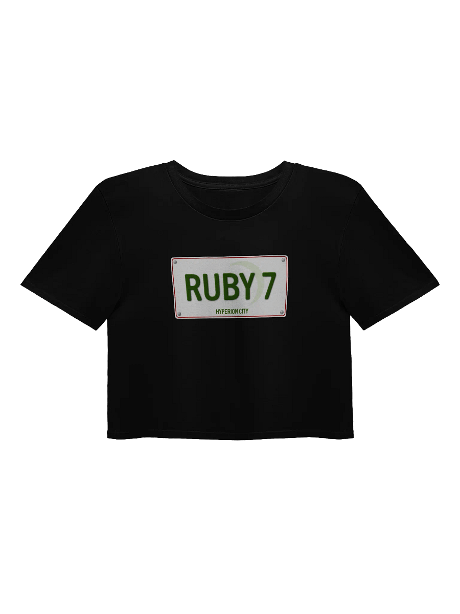 Ruby 7 License Plate Crop Top product image (1)