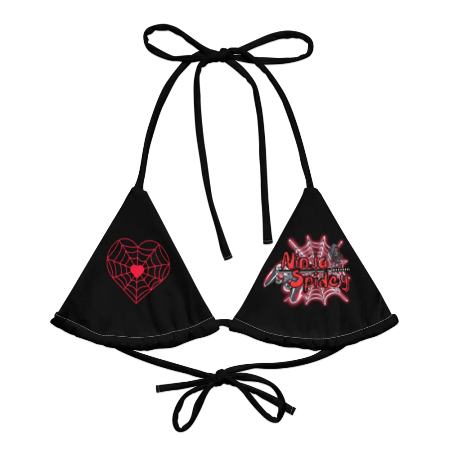 NinjaSpidey Black String Bikini Top product image (2)