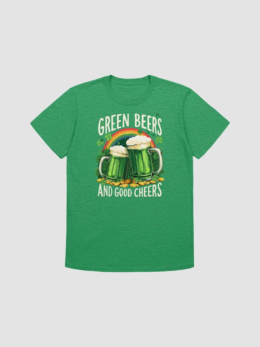 Green Beers and Good Cheers St. Patrick’s Day Fun Irish Celebration Unisex T-Shirt product image (3)