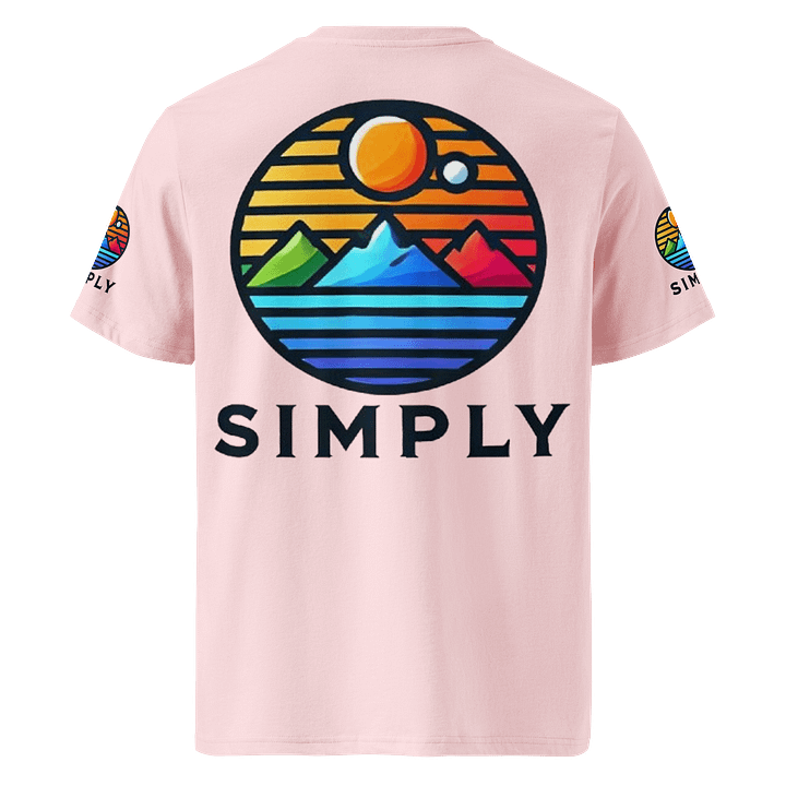 Simply Me Mountain Landscape Organic T-Shirt product image (2)