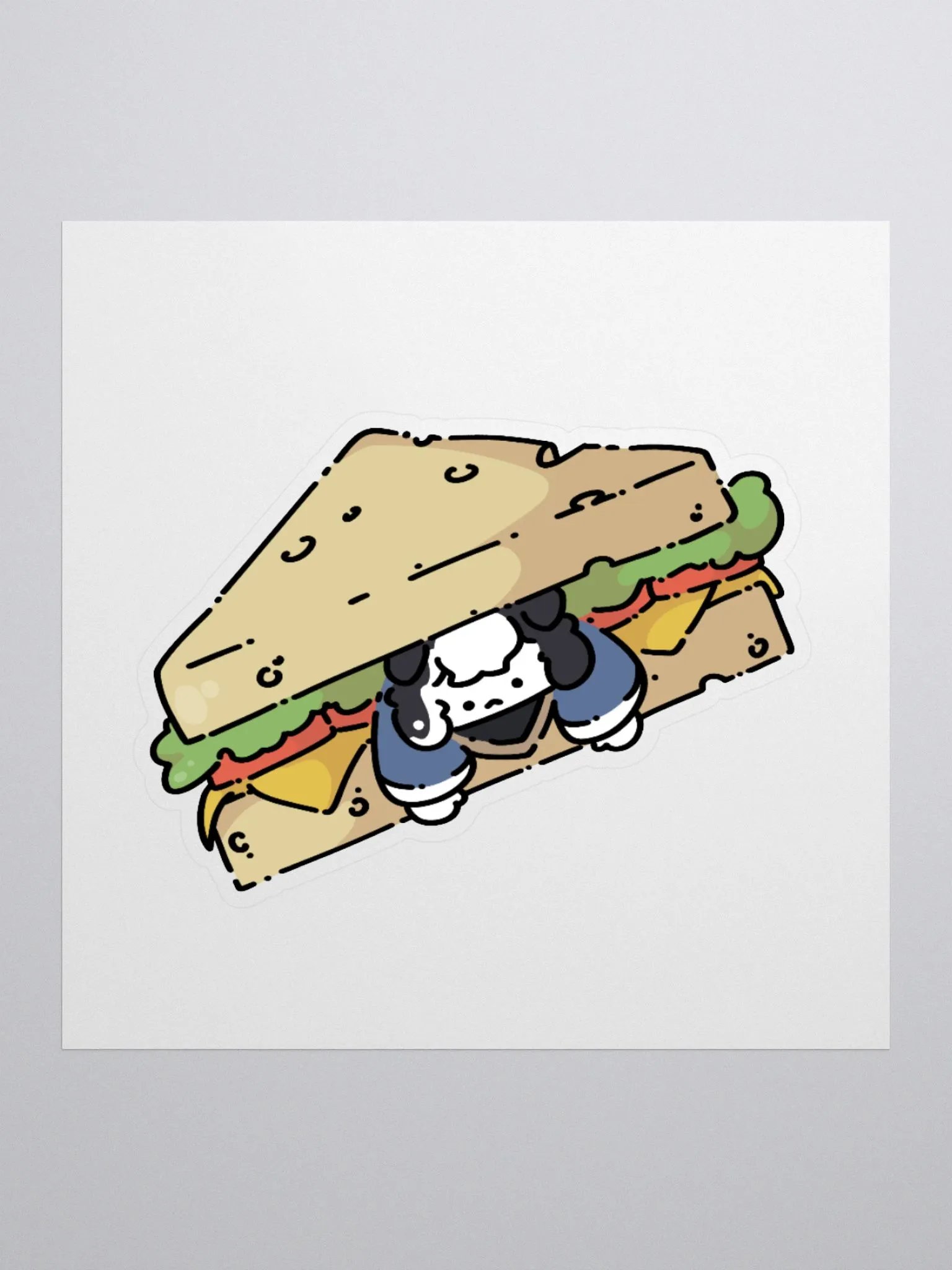 Chibi Axolootl Sandwich - Stickers product image (1)