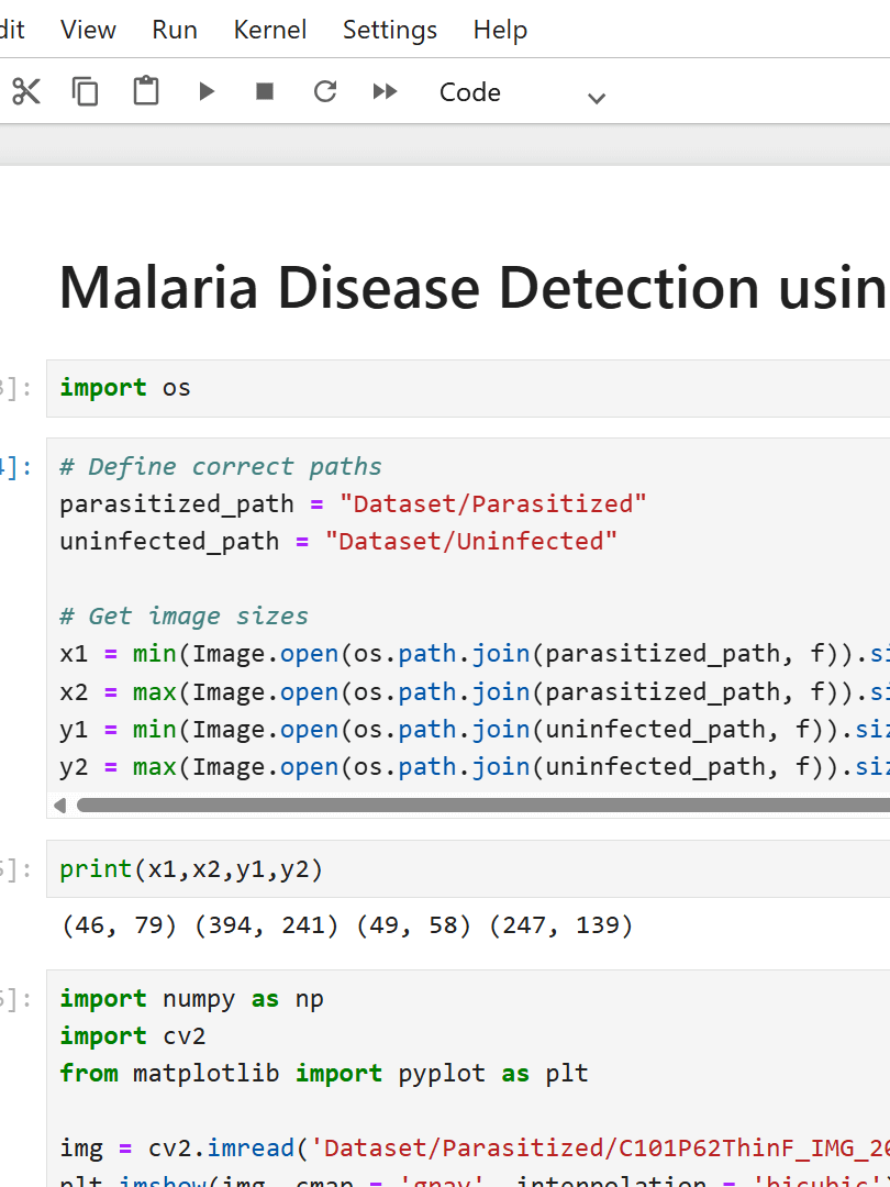 Malaria Disease Prediction System using Deep Learning with Flask App Project product image (8)
