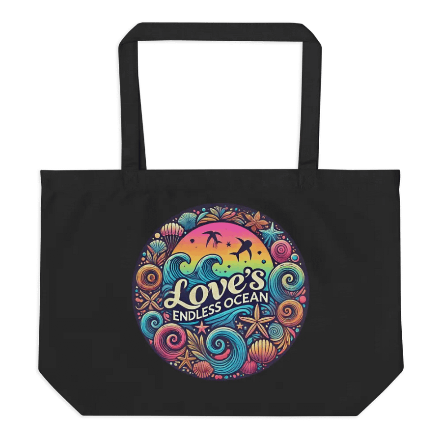 Endless Ocean Love Organic Tote product image (2)